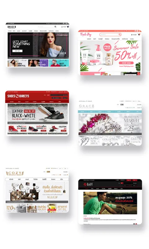 รับทำเว็บไซต์อีคอมเมิร์ซเต็มรูปแบบ