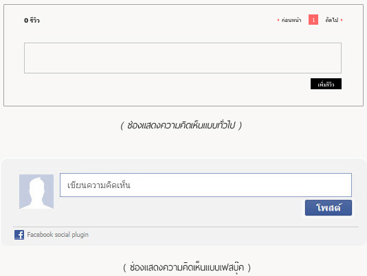 รูปแบบเนื้อหาใน Blog